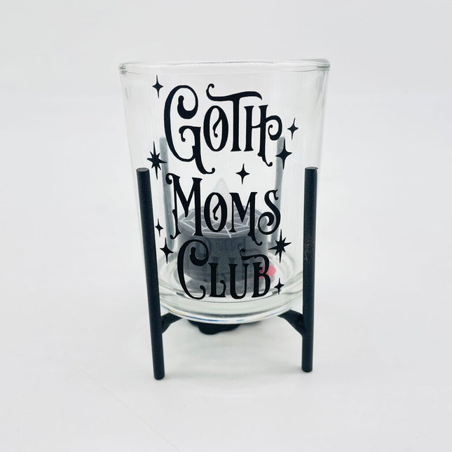 Goth moms club candle holder
