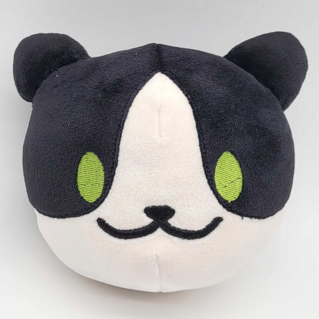 Black Tuxedo Purr-ball (green eyes)