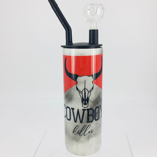 Cowboy Killer 20oz bubbler tumbler
