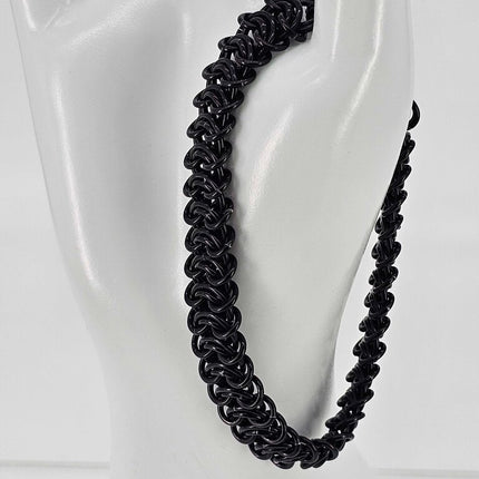 8" Black Vertebrae Bracelet