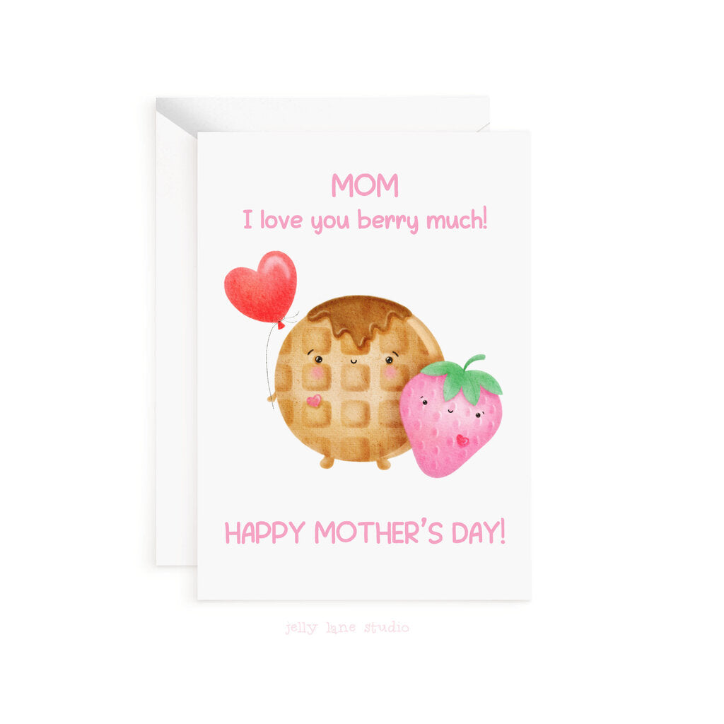 WAFFLE MOTHER'S DAY CARD