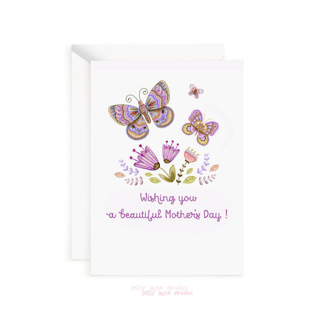 BUTTERFLY MOTHER'S DAY CARD