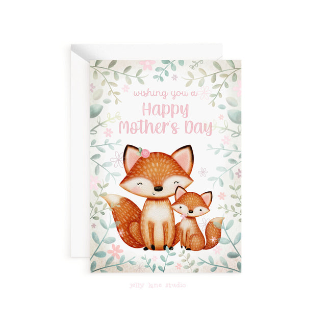 FOX MOTHER'S DAY CARD