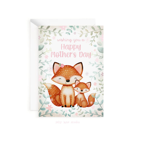 FOX MOTHER'S DAY CARD