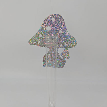 Plant Propagation Station - Acrylic Glitter Mushroom