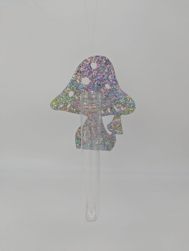 Plant Propagation Station - Acrylic Glitter Mushroom
