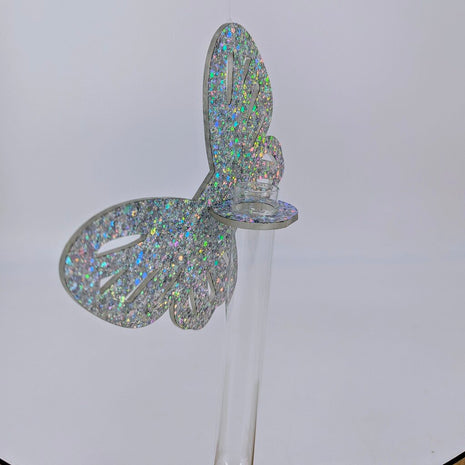 Plant Propagation Station - Acrylic Glitter Butterfly Wings