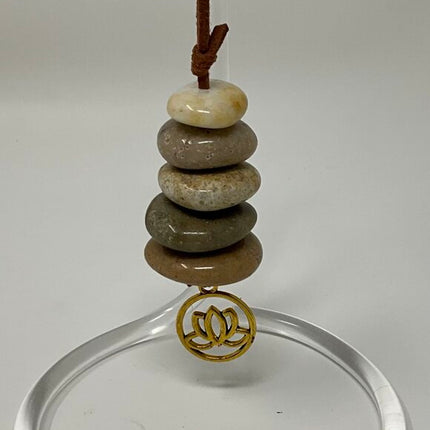 Cairn Ornament/Car Charm - Lotus Flower