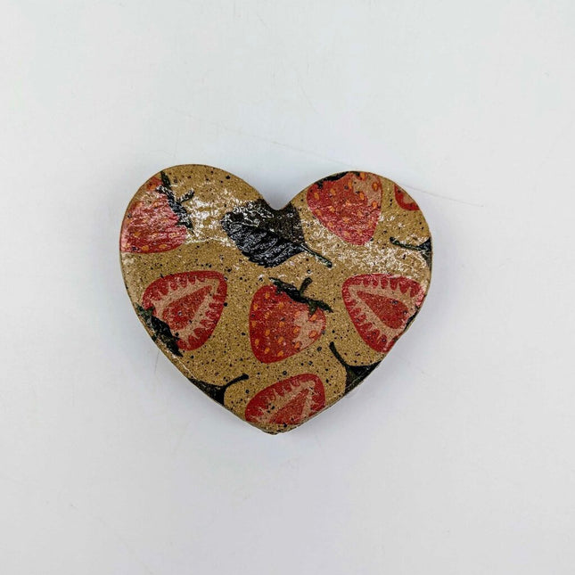 Strawberry Heart Magnet