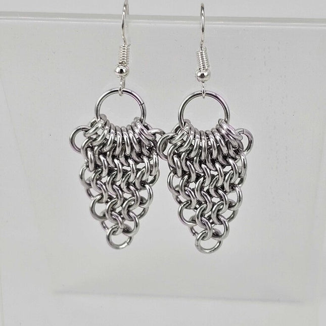 Silver Fan Earrings