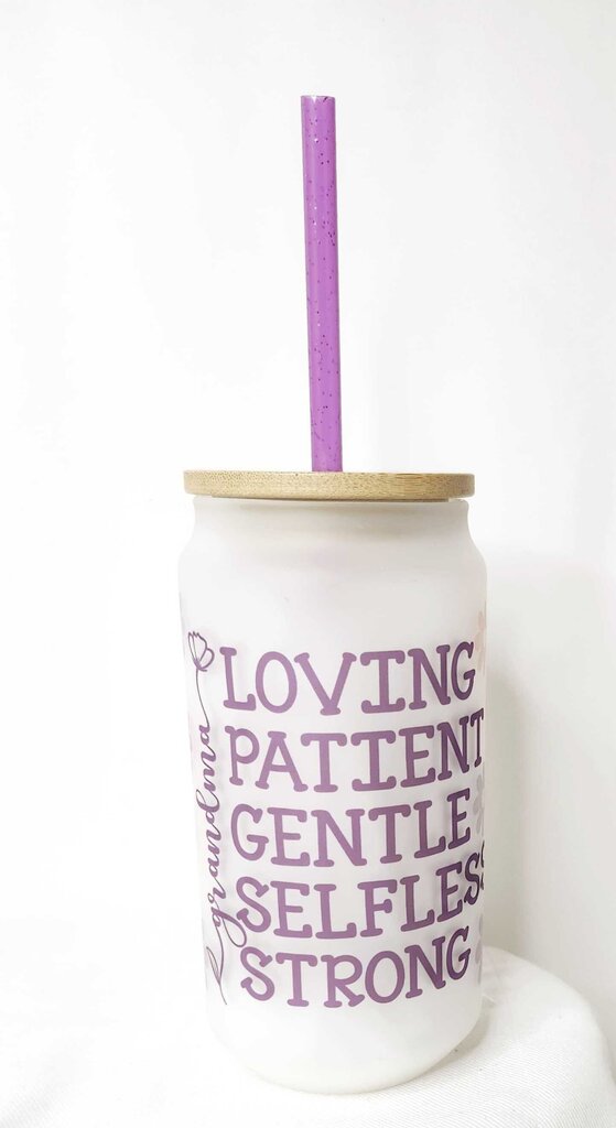 Glass tumbler- Grandma definition