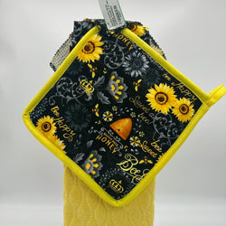 Hanging Towels 3 pc set-sunshine/beehappy - view 3