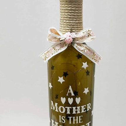 Bottle- Mother is the heart of the home