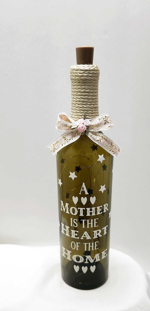 Bottle- Mother is the heart of the home