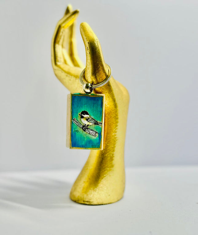 Chickadee Keychain