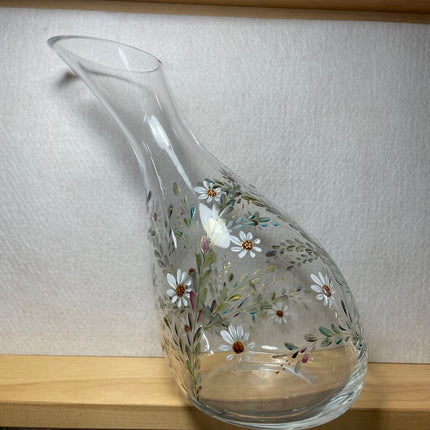 Daisy eucalyptus decanter