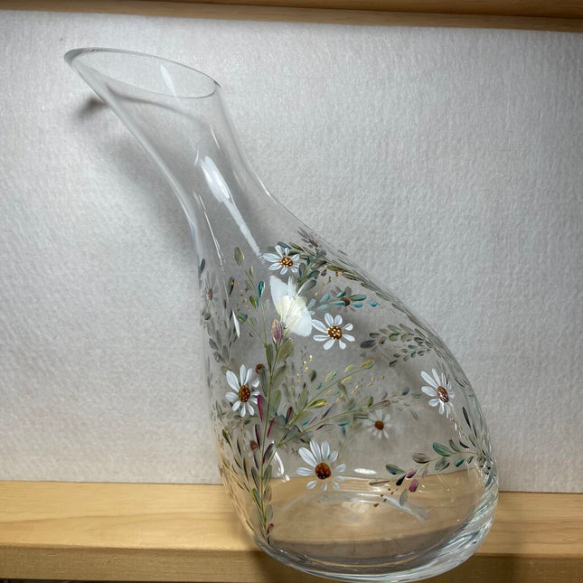 Daisy eucalyptus decanter