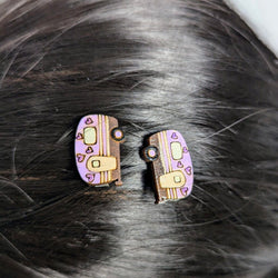 Hair Clips Small - Camper Purple - view 2