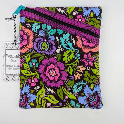 Diagonal Zip Pouch - Medium