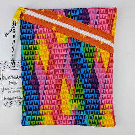 Diagonal Zip Pouch - Medium