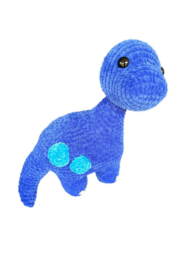 Crocheted brontosaurus stuffie