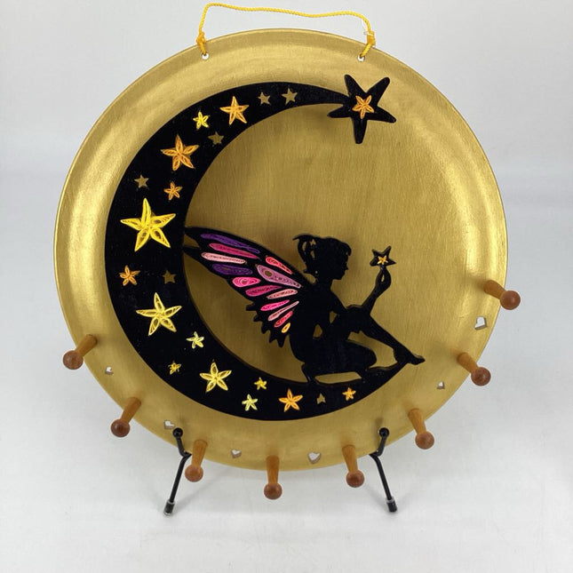 Fairy Moon W/Quilling Jewelry Display