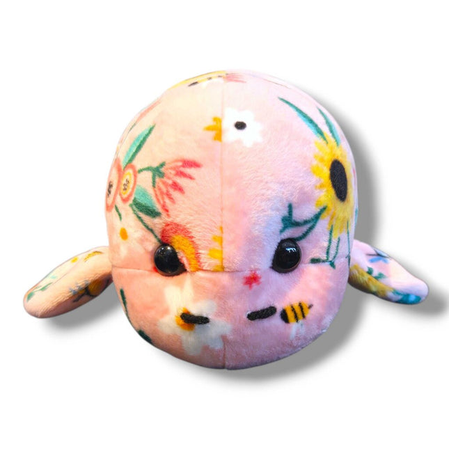 Baby Manatee Plushie - Summer Flowers