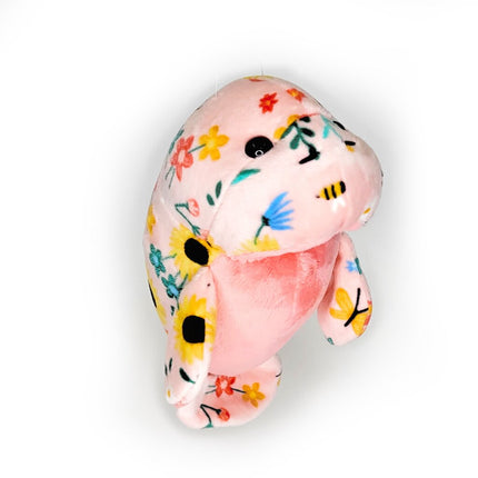 Baby Manatee Plushie - Summer Flowers
