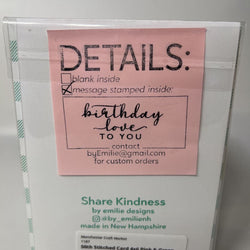 50th Stitched Card - view 2