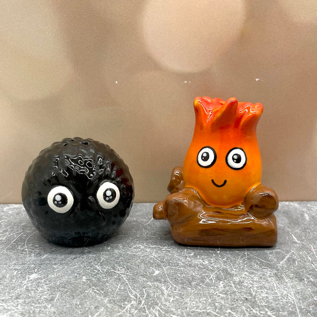 Fire & Soot Salt & Pepper Shakers