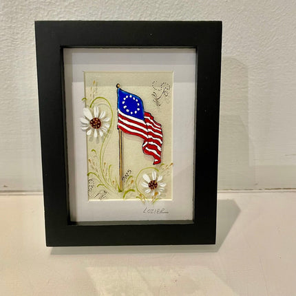 Flag 2025 mini frame black