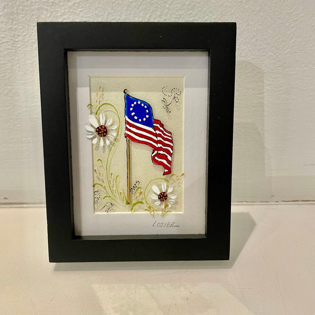 Flag 2025 mini frame black