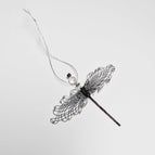 Black with silver beads