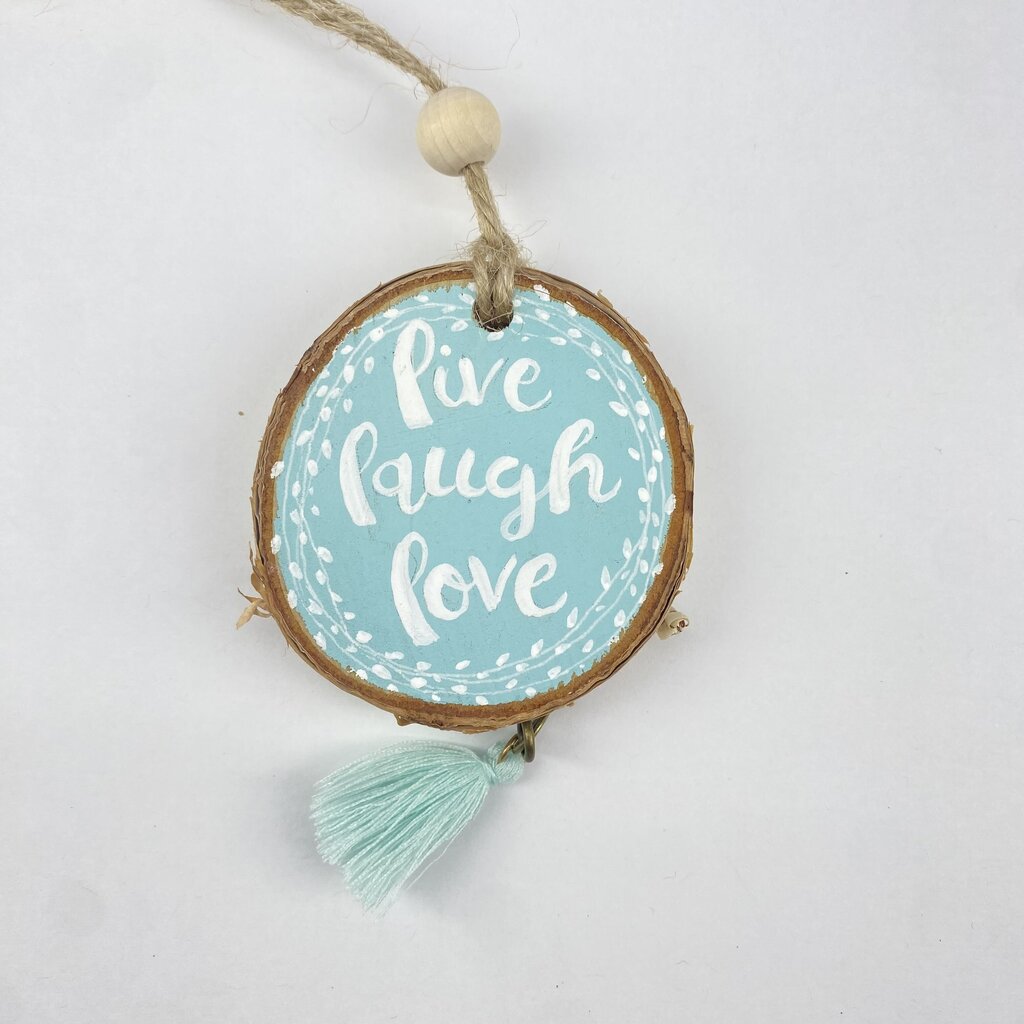 SMALL LIVE LAUGH LOVE Ornament
