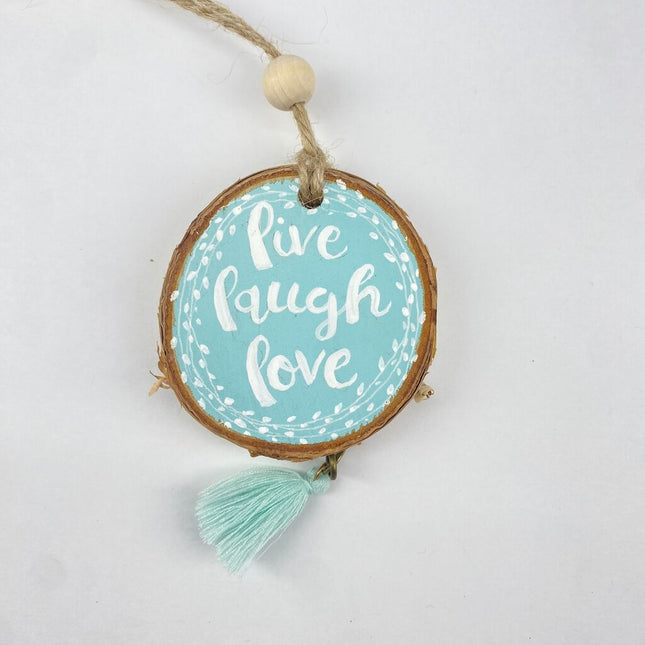 SMALL LIVE LAUGH LOVE Ornament