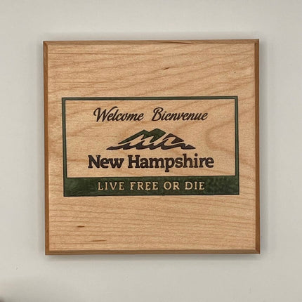 Welcome Bienvenue Blue/Green