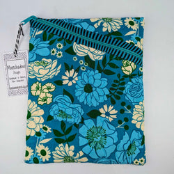 Diagonal Quilted Zip Pouch - Large - view 1