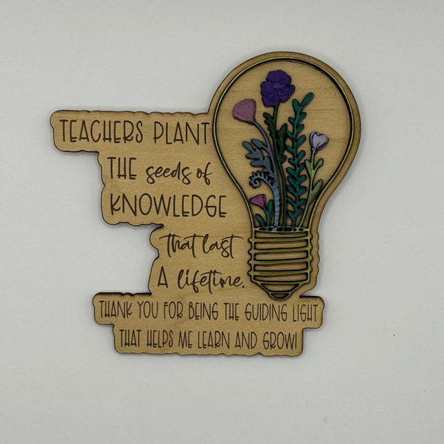 Teachers Plant Seeds Magnet