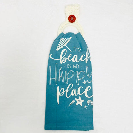 Hanging Towel Set - The Beach is My Happy Place