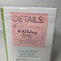 50th Stitched Card - view 2