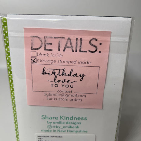 50th Stitched Card