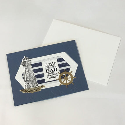 To the world you are a Dad, to me you are the World: Happy Fathers Day Card