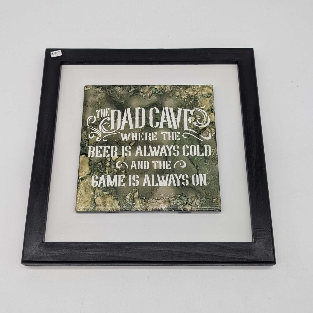 6x6 DAD Cave- Green-Mounted/Framed