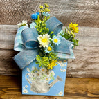 Daisies, Blue and Yellow