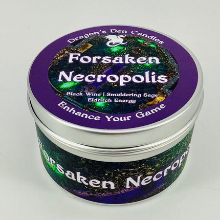 FORSAKEN NECROPOLIS - Tin - Dragon's Den Candles