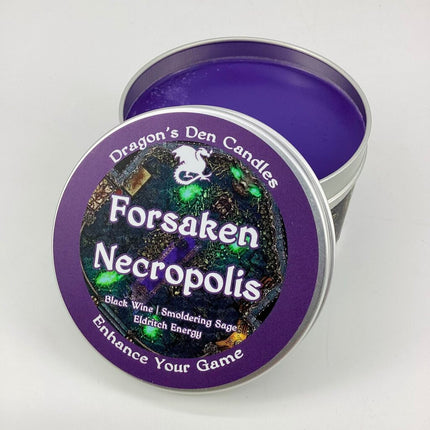 FORSAKEN NECROPOLIS - Tin - Dragon's Den Candles