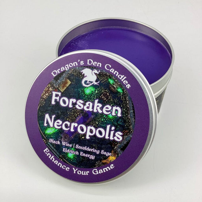 FORSAKEN NECROPOLIS - Tin - Dragon's Den Candles
