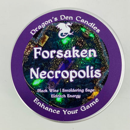 FORSAKEN NECROPOLIS - Tin - Dragon's Den Candles