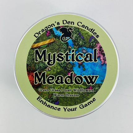 MYSTICAL MEADOW - Tin - Dragon's Den Candles