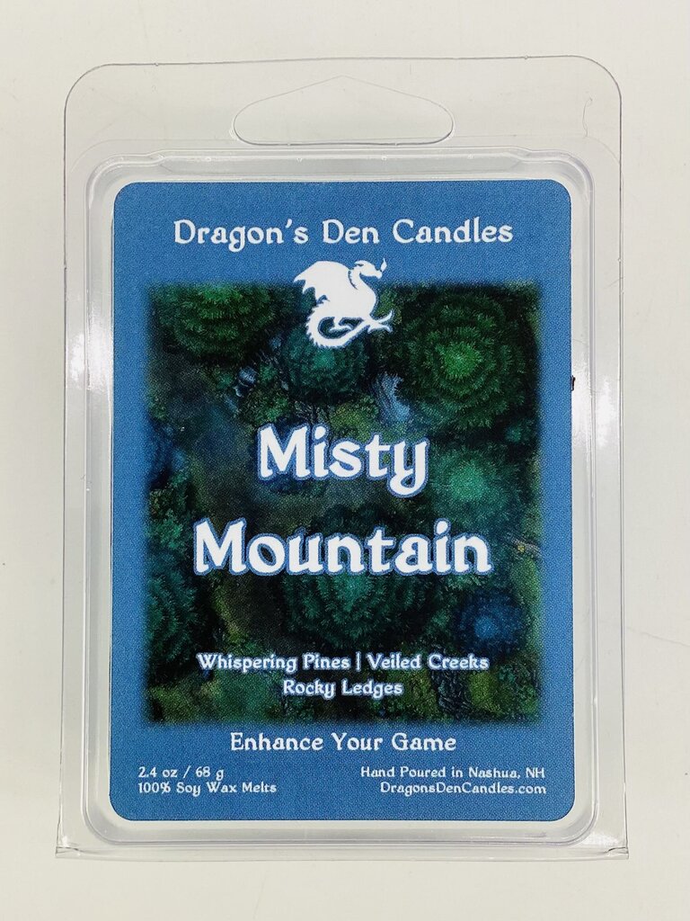 MISTY MOUNTAIN - Wax Melt - Dragon's Den Candles